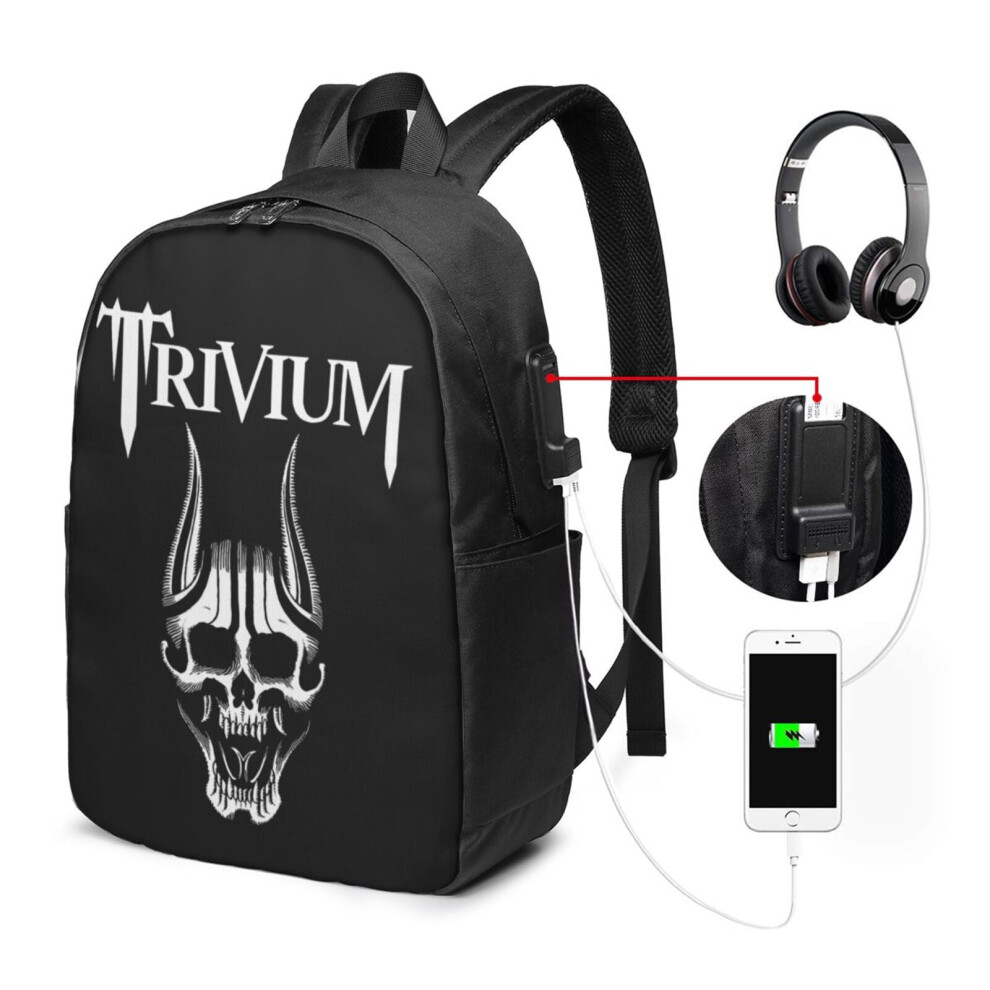 Trivum Travel Laptop Backpack Water Resistant With Usb 900881748896