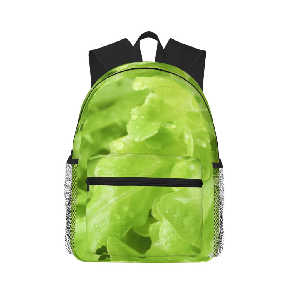 Laptop Backpack Lettuce Pattern 25L Green 900881749305