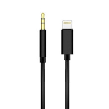 Kabel Lightning na 3,5mm AUX audio do auta pro iPhone, černý