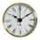 Round quartz clock insert gold edges 70 mm 1