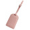PU Leather Luggage Tag Pink 1 Piece 1