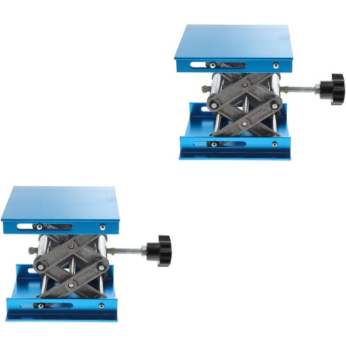 Lifting Table Aluminum Laboratory Scissor Lift 2 pcs