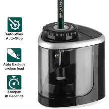 Electric Pencil Sharpener Battery-Powered 1 Unit