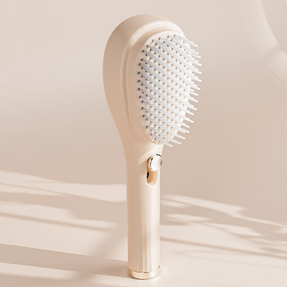 Retractable Massage Comb for Curly Hair, Anti-Static,