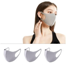 Mouthguard Face Mask Grey 4-pack