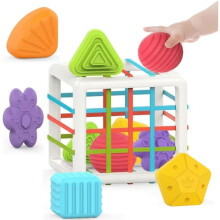 Baby toy colorful cube for 1 year olds 6 pcs