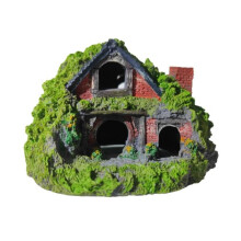 Aquarium decoration hobbit house betta cave hideout