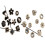 Brooch Buttons Multi-colored 20 pcs 1