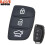 Hyundai Key Fob Replacement 3-Button Rubber Remote 1