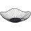 Black metal wire fruit bowl for kitchen counter 1