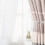 Attaches de rideaux décoratives sans perçage, 3 pièces, avec fausses perles 3