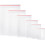 Clear Resealable Zip Bags 80μm 100  6 Pack 1