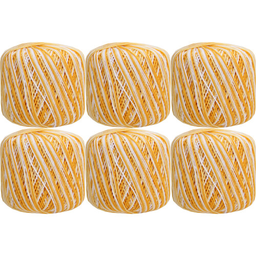 Threadart cotton crochet thread size 3 variegated sunburst