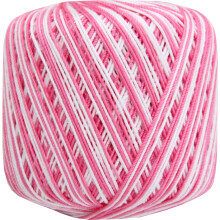 Threadart cotton crochet thread size 3 variegated roses