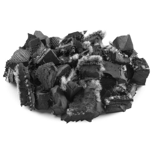 Rubber Mulch Nuggets Natural Black 1000 LBS 39 CU FT