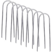 U-shaped ground anchor for soccer goals tents decorations 8