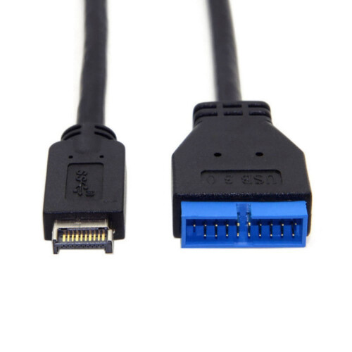 Καλώδιο επέκτασης USB3.1 από μπροστινό πάνελ σε USB3.0 20 ακίδων 20cm, συμβατό με μητρική 2