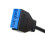Καλώδιο επέκτασης USB3.1 από μπροστινό πάνελ σε USB3.0 20 ακίδων 20cm, συμβατό με μητρική 6