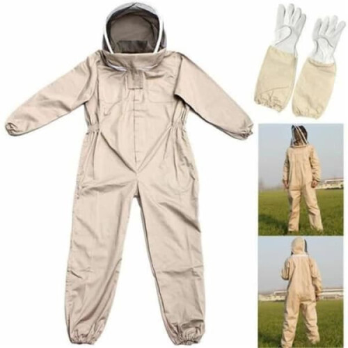 Beekeeping suit with anti-bee gloves XXL