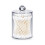 Pot distributeur transparent pour boules de coton et cotons-tiges 6