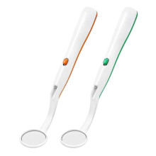 Dental oral mirror with LED light 2 pcs