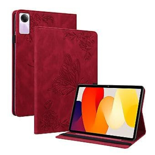 Leather Tablet Case for Xiaomi Redmi Pad SE 11-inch Red