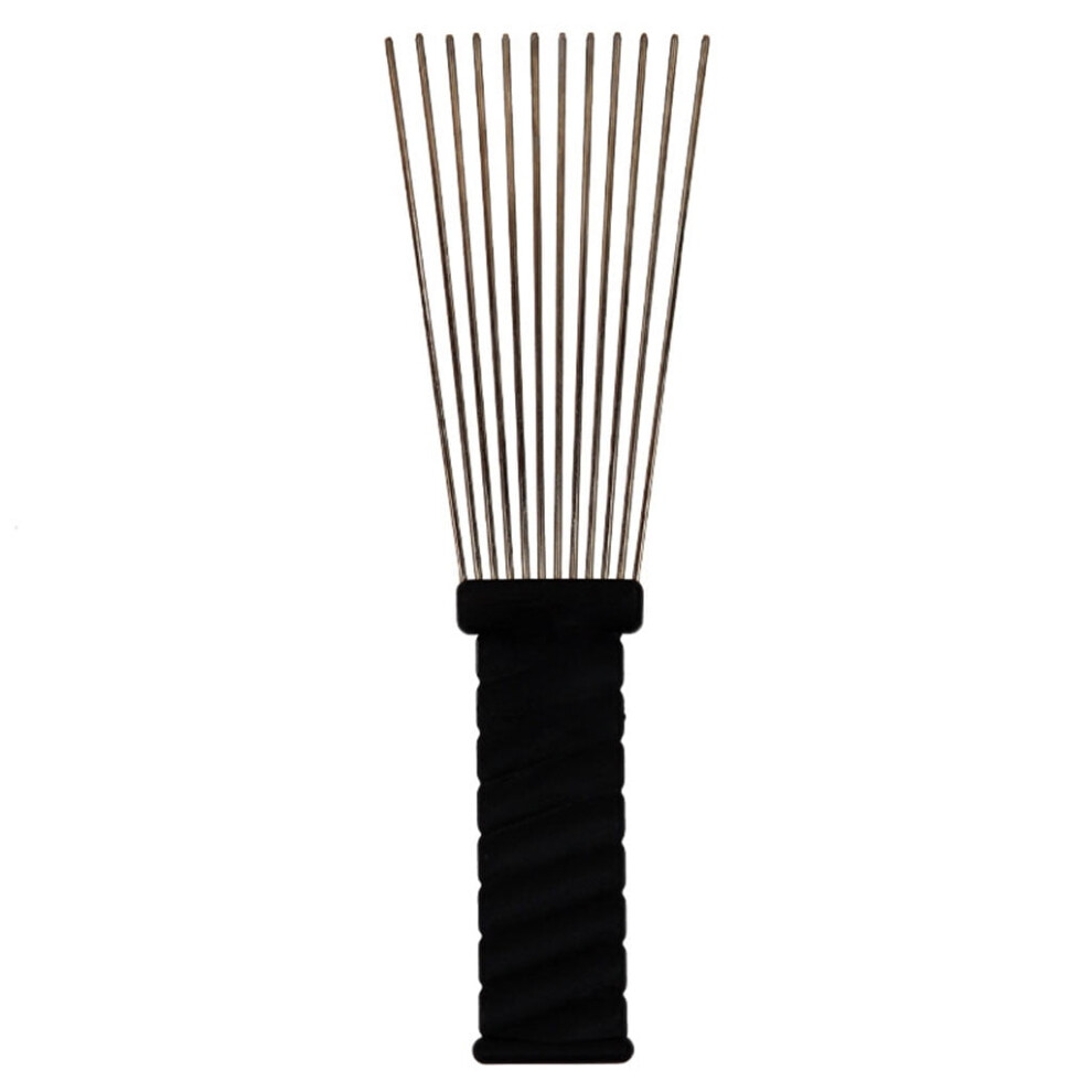 Metal Afro Pick for Curly Hair Wide Tooth Lift Comb