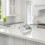 Stackable Square Sink Basin Space-Saving Smooth Edge 1 Pack 6