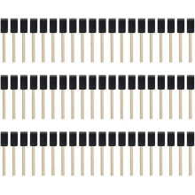 Foam Paint Brushes with Wooden Handle 1 inch 100 pcs