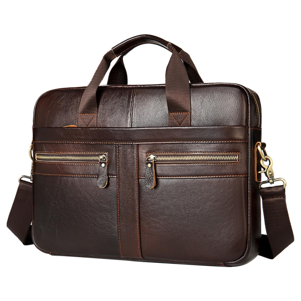 Leather Laptop Bag For Men Office Briefcase 15 Inch 940684024025