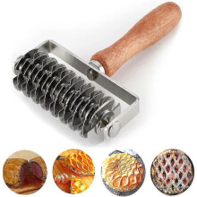 Ampseven stainless steel dough cutter for pie grid