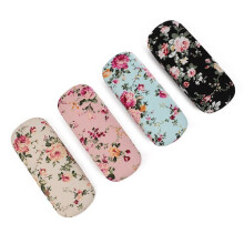 Glasses Cases Floral Fabric Portable Retro 4 Pieces