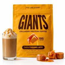 Giants Collagen Protein Coffee – Smooth Tasting, Healthy Morning Drink, Collagen Coffee,Lion’s Mane (Hericium erinaceus) Fruiting Body Extract