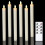 LED candles battery-operated warm white flicker 6-pack 1