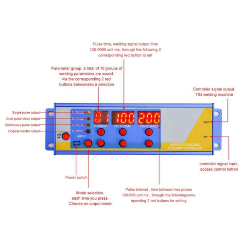 Argon Arc Welding Retrofit Cold  Controller Machine Argon Arc Welding Pulse Controller 1