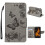 Butterfly Leather Case for Samsung Galaxy Xcover 4S Silver 1