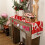 Heart Table Runner Red Plaid Rustic Burlap 120x18 Inches 7