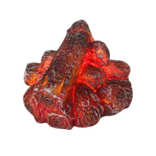 Lampe de cheminée LED simulant une flamme de feu, avec effet flamme de bois réaliste.