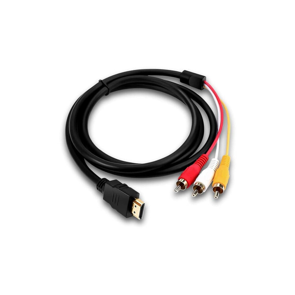 Hdmi To Rca Decoder Cable Hd Video Audio Adapter 1.5M 962125265347