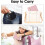 Passport holder PU leather travel wallet black 4