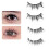 Magnetic Reusable False Eyelashes with Applicator 2 Pairs 1
