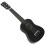 Acoustic Guitar Solid Wood 21 Inch Black 1