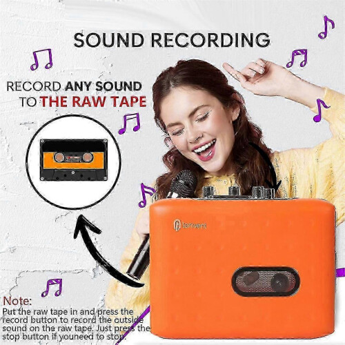 Portable Cassette Player with Headphone A 1