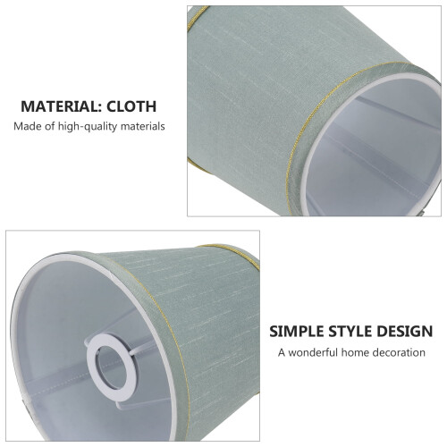Modern fabric wall lamp with 5-inch shade 2