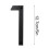 5-Inch Black Plastic House Numbers Outdoor Durable 2