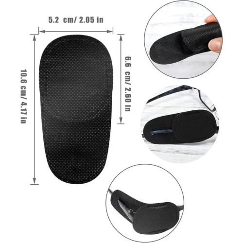 Eye Patches for Glasses Reusable Cover 1 Pair 2