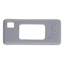 Silikonhülle Nur für CHARMERA Digitalkamera-Schlüsselanhänger (Überraschungsbox, -Schlüsselanhängerhülle) - Ohne Kamera, Grau