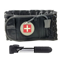 Decompression Waist Belt Spinal Support Air Traction Black