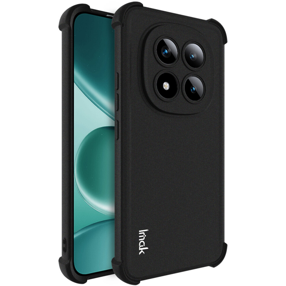 (Matte ) Imak For Xiaomi Poco M8 Pro 5G / Redmi Note 15 Pro+ 5G (Global) Case Tpu Phone Cover Airbag Shockproof Protection Black 6914296886221