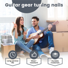 4 PièCes Guitare Tuning Cheville Basse éLectrique Tuner Cheville Guitare Open Gear Tuning Cheville Machine TêTes pour Jazz Basse Guitare Argent